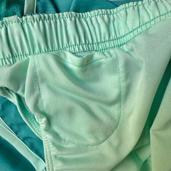 NWT Nike Tempo Teal Blue Brief Lined Dri-Fit Running Shorts Women's XS - Picture 11 of 12